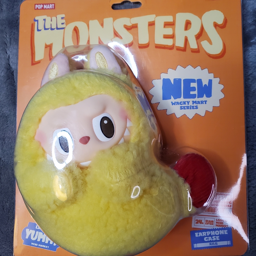 Pop Mart The Monsters Wacky Mart Yellow Plush Toy